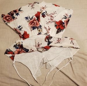 NWOT Shein floral Romper